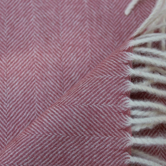 Pink chevron alpaca scarf